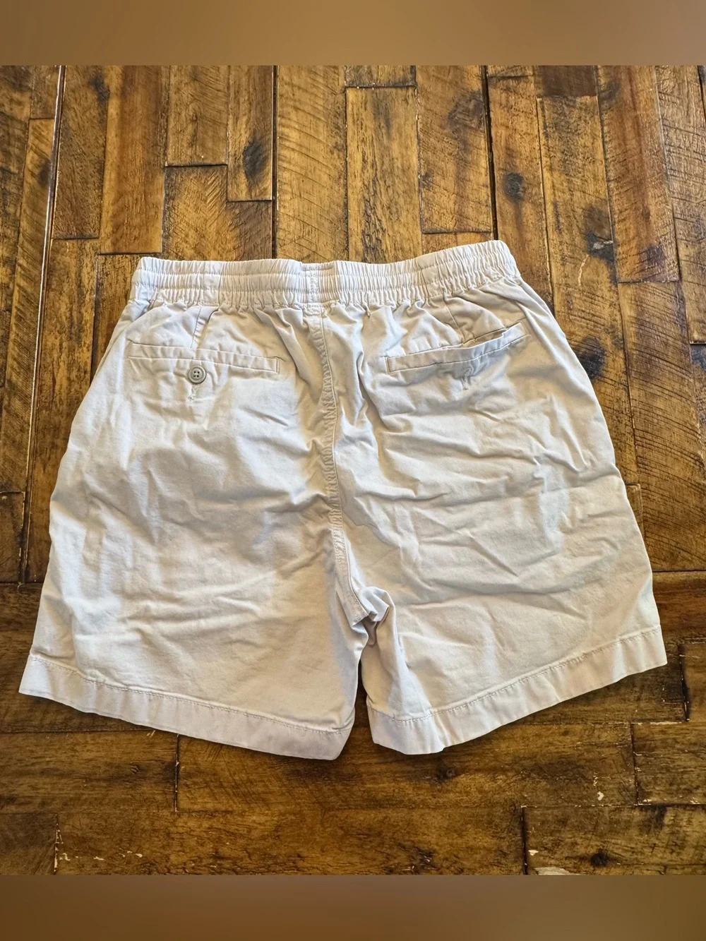 Crew Men's Size Small Dock Shorts Khaki Cotton Casual Drawstring Summer